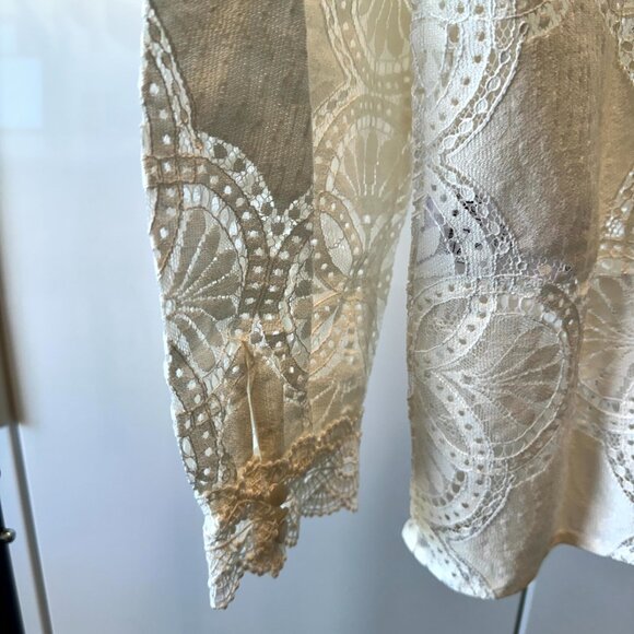 Sezane White Lace Blouse - Picture 6 of 7